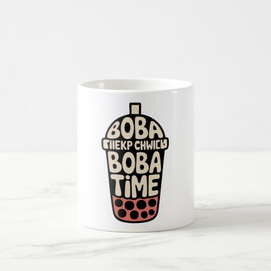タピオカティー コーヒーマグカップ (中央)