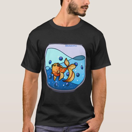 タピオカフィッシュ Tシャツ (正面)
