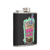 タピオカ爆弾 – 飲むか死ぬか！ ステンレスボトル フラスク (右)