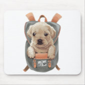 タピスデソーリスバッグパグドッグ マウスパッド (正面)