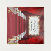 タピス・ショー・レッドカーペット・バースデー・バックドロップ・バナー タペストリー (正面(横))