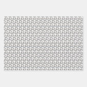 タピーハッピーバースデータップダンス先生靴 ラッピングペーパーシート (正面)