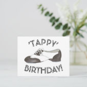 タピーハッピーバースデーダンス先生タップシューダンサー ポストカード (スタンド正面)