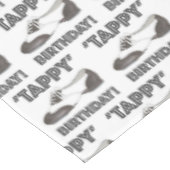 タピーハッピーバースデーデイタップダンスタップダンスシューズ テーブルクロス (アングル)