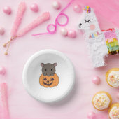 タピールインパンプキンキュートタペールハッピーハローウィン ペーパーボウル (パーティー)