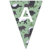 タピールファミリーディナーinグリーン バンティングフラッグ (第3の旗)