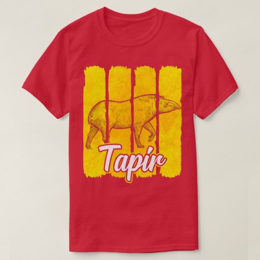タピール動物 Tシャツ (デザイン正面)