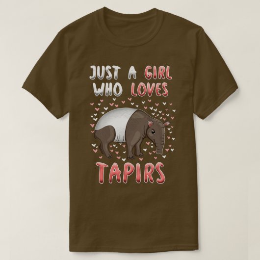 タピール好きの女の子 Tシャツ (デザイン正面)