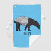 タピール漫画イラストレーション ゴルフタオル (インサイチュ)