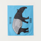 タピール漫画イラストレーション タペストリー (正面)