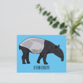 タピール漫画イラストレーション ポストカード (スタンド正面)