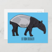 タピール漫画イラストレーション ポストカード (正面/裏面)