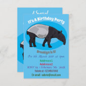 タピール漫画イラストレーション 招待状 (正面/裏面)