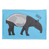 タピール漫画イラストレーション 枕カバー (裏面)