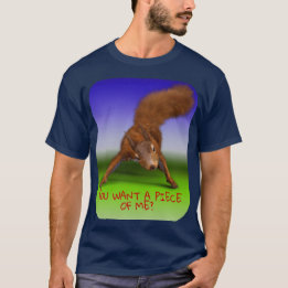 タフおもしろいリス私のピースが欲しいユニセックス Tシャツ