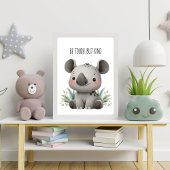 タフでありながら優しく - 赤ちゃんサイの保育園壁画 ポスター