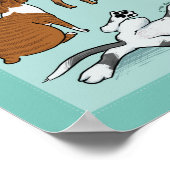 「タフでない」犬のポスター – 11x14in ポスター (角)