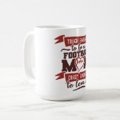 タフで十分熱狂する：サッカーの母の生活 コーヒーマグカップ (正面左)