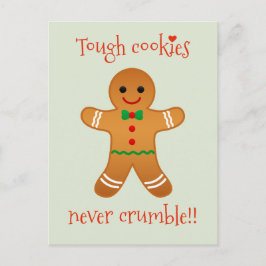 タフなクッキーが崩れることはない！ – クリスマス気分が良くなる シーズンポストカード