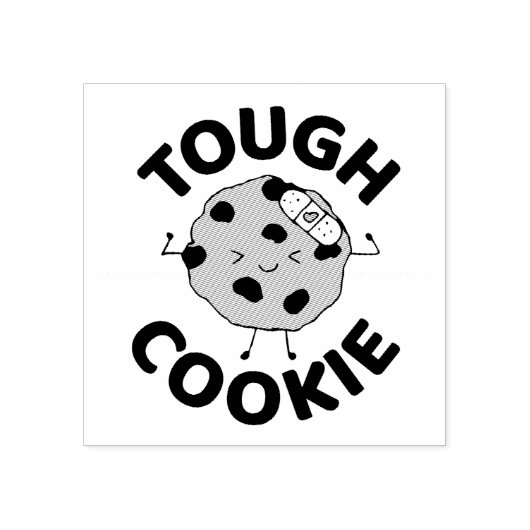 タフなクッキー希望よ感じり良いおもしろいデザイン ラバースタンプ (インプリント)