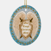 タフなクリスチャンのママオーナメント セラミックオーナメント (右)