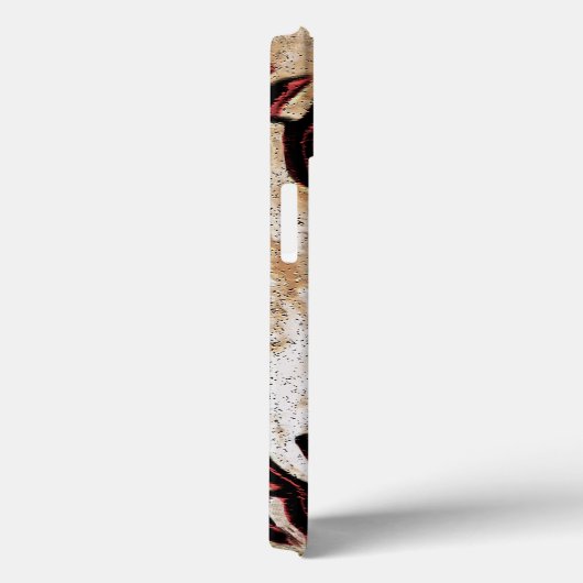 タフなパーソナライズされたヴィンテージ野球iPhoneのケース Case-Mate iPhoneケース (裏面 / 右)