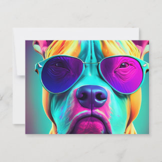 タフなピットブル ポストカード