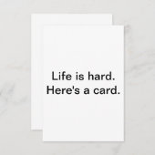 タフな時のカード。 サンキューカード (正面/裏面)