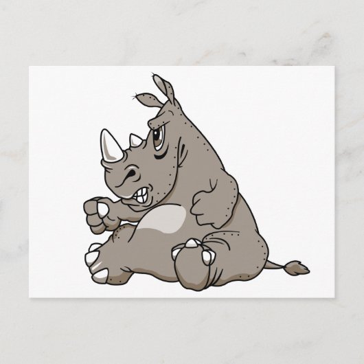 タフな漫画Rhino ポストカード (正面)