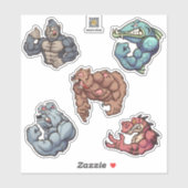 タフな男 シール (シート)