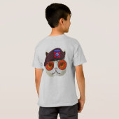 タフな第82空挺師団のキティちゃん！ Tシャツ (裏面フル)