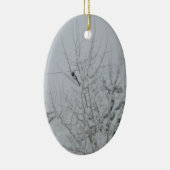 タフな鳥がそれを突き出すオーナメント セラミックオーナメント (右)