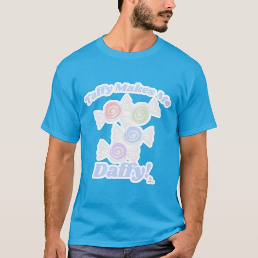 タフィー飴スローガン用ダフィーおもしろい Tシャツ (正面)