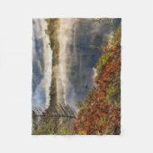 タフカメノンリバーサンライズ |パラダイス，ミシガン フリースブランケット (正面)