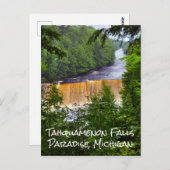 タフカメノン滝ミシガンポストカード ポストカード (正面/裏面)