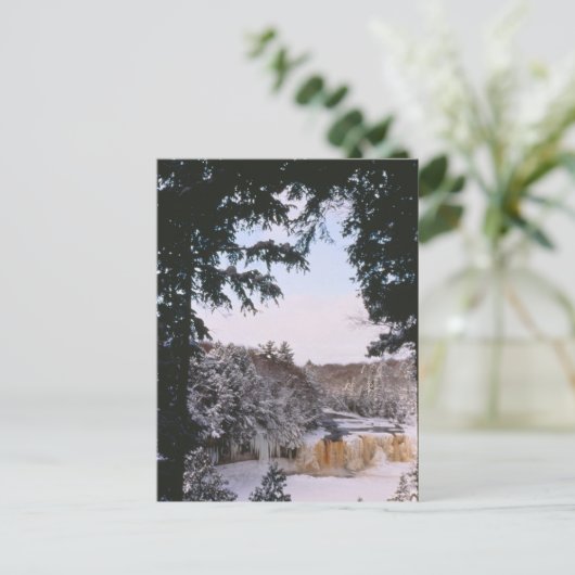 タフカメノン秋アッパー半島はがき ポストカード (スタンド正面)