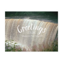 タフカメノン秋グリーティングミシガンウォーターフォール