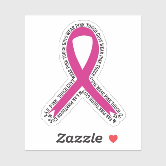 タフガイ衣服ピンクブレストガン認識度 シール (シート)