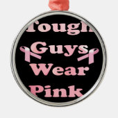 タフガイ衣服ピンク メタルオーナメント (正面)
