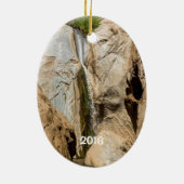 タフキッツ秋、パーム春、カリフォルニア セラミックオーナメント (裏面)