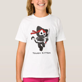 タフキットン忍者子猫Tシャツ Tシャツ