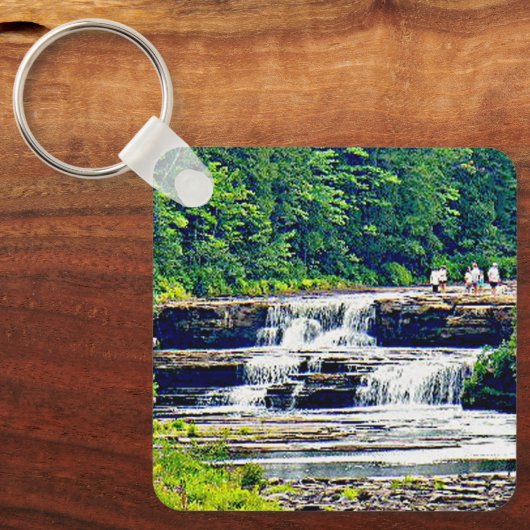 タフクアメノン秋州パークローワー秋、ミシガン キーホルダー (正面)