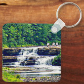 タフクアメノン秋州パークローワー秋、ミシガン キーホルダー (裏面)