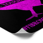 タフシック線維筋痛戦士 – 認識度 ポスター (角)