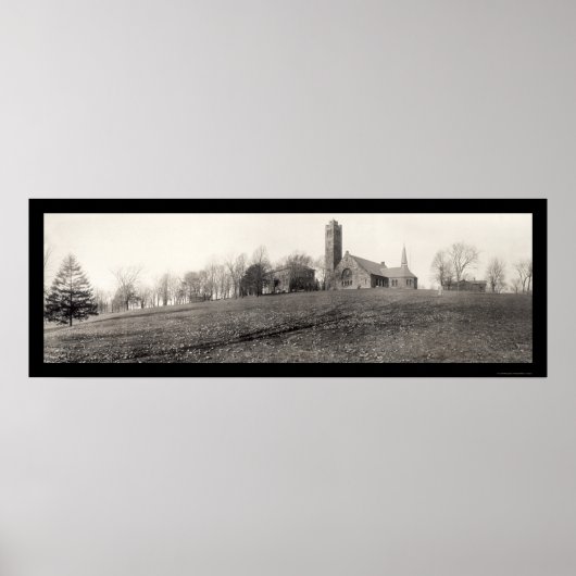 タフツカレッジメドフォード写真1910 ポスター (正面)