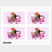 タフテッドコケットは*EXTRA* 長方形シール (シート)