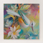 タフテッドゴールデンランピングファンタジー鳥 ジグソーパズル (横)