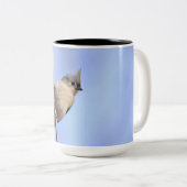 タフテッドタイトマウスの写真を持つ2つのトーンマグカップ ツートーンマグカップ (正面右)