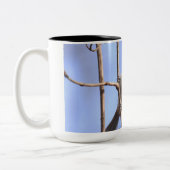 タフテッドタイトマウスの写真を持つ2つのトーンマグカップ ツートーンマグカップ (左)