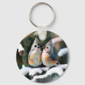 タフテッドタイトマウスカップル キーホルダー (裏面)